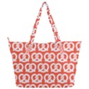 Coral Pretzel Illustrations Pattern Full Print Shoulder Bag View2