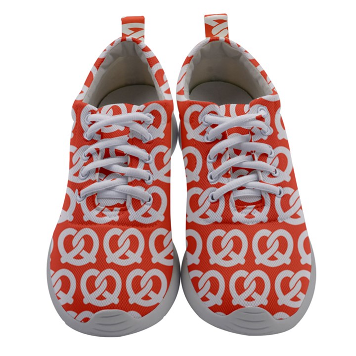 Coral Pretzel Illustrations Pattern Women Athletic Shoes