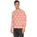 Coral Pretzel Illustrations Pattern Men s Fleece Sweatshirt View2