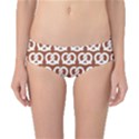 Brown Pretzel Illustrations Pattern Classic Bikini Bottoms View1