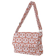 Salmon Pretzel Illustrations Pattern Full Print Messenger Bag (s) by GardenOfOphir