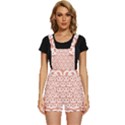 Salmon Pretzel Illustrations Pattern Short Overalls View1