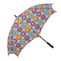 Chic Floral Pattern Golf Umbrellas View2