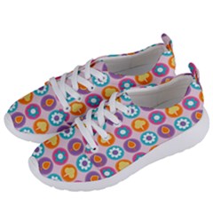 Chic Floral Pattern Women s Lightweight Sports Shoes