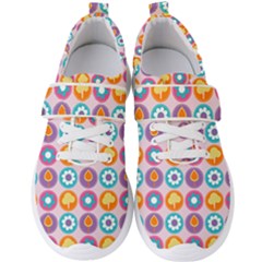 Chic Floral Pattern Men s Velcro Strap Shoes