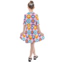 Chic Floral Pattern Kids  All Frills Chiffon Dress View2