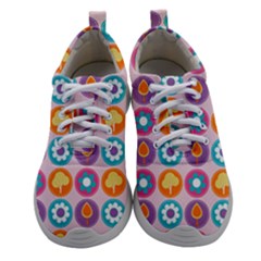 Chic Floral Pattern Women Athletic Shoes