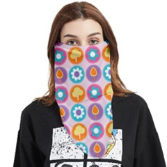 Chic Floral Pattern Face Covering Bandana (Triangle)