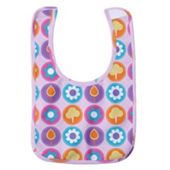 Chic Floral Pattern Baby Bib