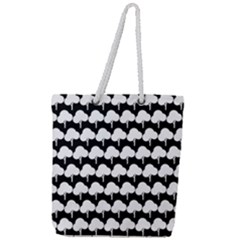 Pattern 361 Full Print Rope Handle Tote (large) by GardenOfOphir