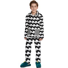 Pattern 361 Kids  Long Sleeve Velvet Pajamas Set by GardenOfOphir