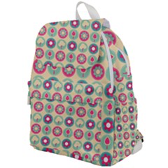 Chic Floral Pattern Top Flap Backpack by GardenOfOphir