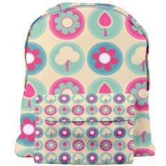 Chic Floral Pattern Giant Full Print Backpack by GardenOfOphir