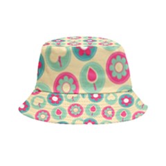 Chic Floral Pattern Inside Out Bucket Hat by GardenOfOphir