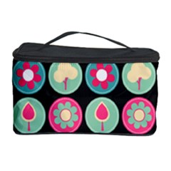 Chic Floral Pattern Cosmetic Storage by GardenOfOphir