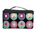 Chic Floral Pattern Cosmetic Storage View1