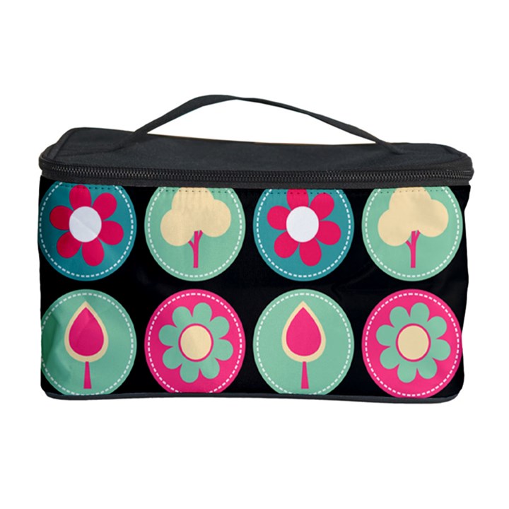 Chic Floral Pattern Cosmetic Storage