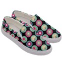 Chic Floral Pattern Men s Canvas Slip Ons View3