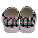 Chic Floral Pattern Men s Canvas Slip Ons View4