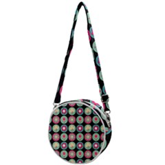 Chic Floral Pattern Crossbody Circle Bag by GardenOfOphir