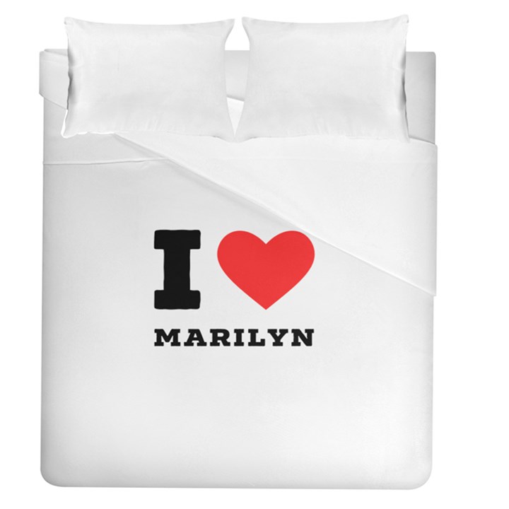 I love marilyn Duvet Cover (Queen Size)