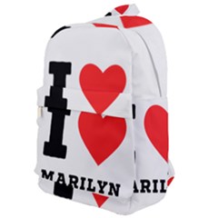 I Love Marilyn Classic Backpack by ilovewhateva