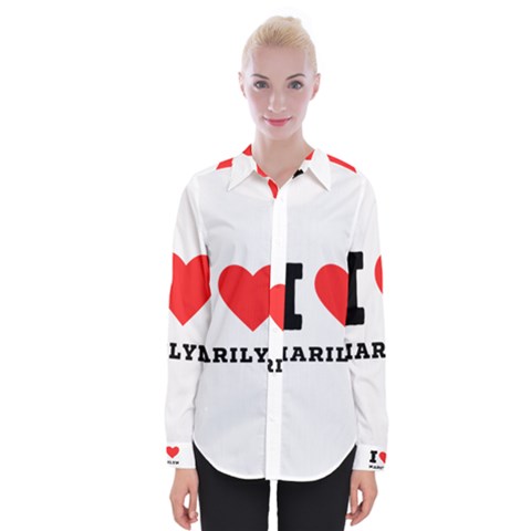 I Love Marilyn Womens Long Sleeve Shirt by ilovewhateva