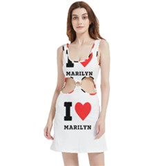 I Love Marilyn Velour Cutout Dress by ilovewhateva