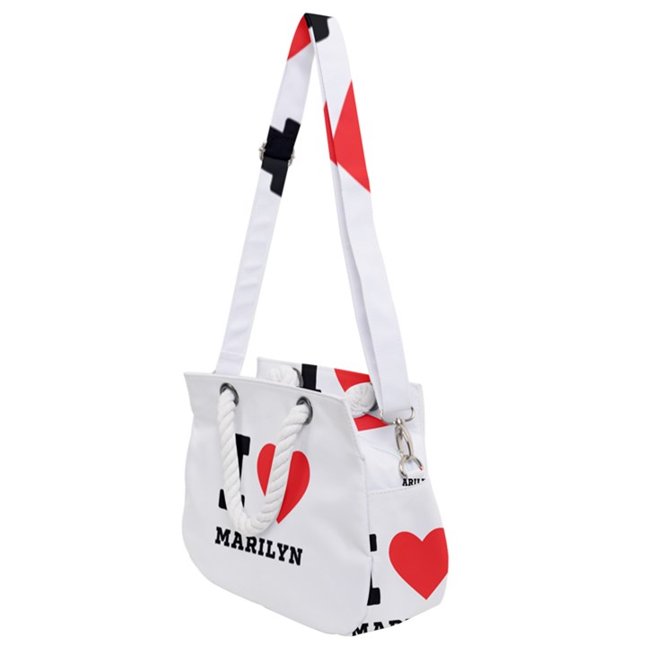 I love marilyn Rope Handles Shoulder Strap Bag