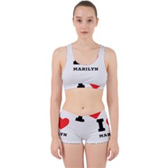 I Love Marilyn Work It Out Gym Set by ilovewhateva