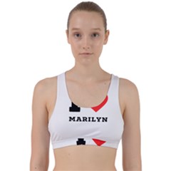 I Love Marilyn Back Weave Sports Bra by ilovewhateva