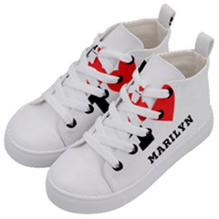 I Love Marilyn Kids  Mid-top Canvas Sneakers