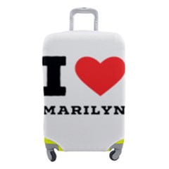 I Love Marilyn Luggage Cover (small) by ilovewhateva