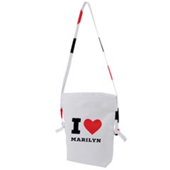 I Love Marilyn Folding Shoulder Bag by ilovewhateva