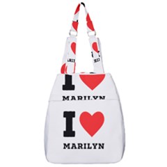 I Love Marilyn Center Zip Backpack by ilovewhateva