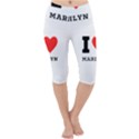 I love marilyn Lightweight Velour Cropped Yoga Leggings View1