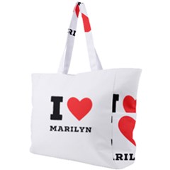 I Love Marilyn Simple Shoulder Bag by ilovewhateva