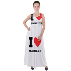 I Love Marilyn Empire Waist Velour Maxi Dress by ilovewhateva