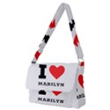 I love marilyn Full Print Messenger Bag (M) View1