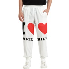 I Love Marilyn Men s Elastic Waist Pants by ilovewhateva