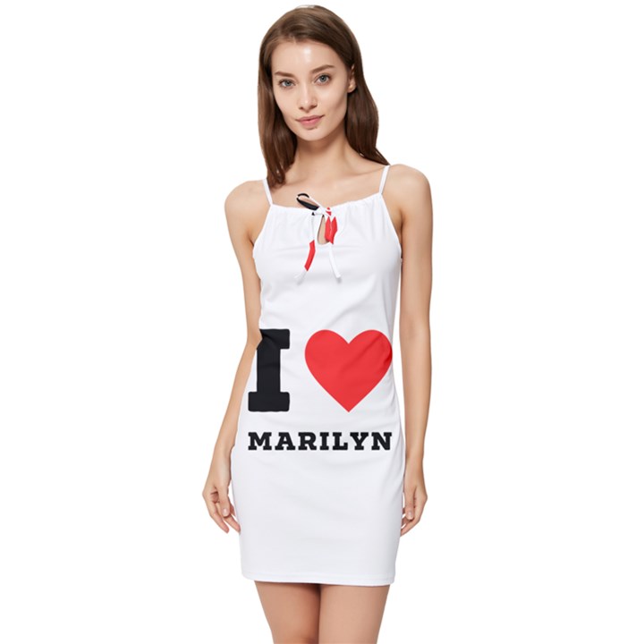 I love marilyn Summer Tie Front Dress