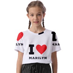 I Love Marilyn Kids  Basic Tee by ilovewhateva