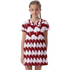 Tree Illustration Gifts Kids  Asymmetric Collar Dress