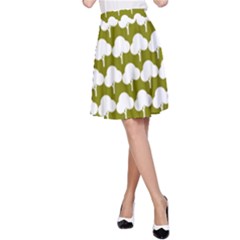 Tree Illustration Gifts A-line Skirt by GardenOfOphir