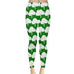 Tree Illustration Gifts Leggings  by GardenOfOphir