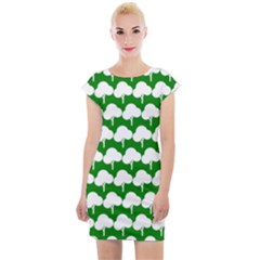 Tree Illustration Gifts Cap Sleeve Bodycon Dress by GardenOfOphir