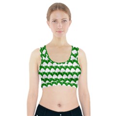 Tree Illustration Gifts Sports Bra With Pocket by GardenOfOphir