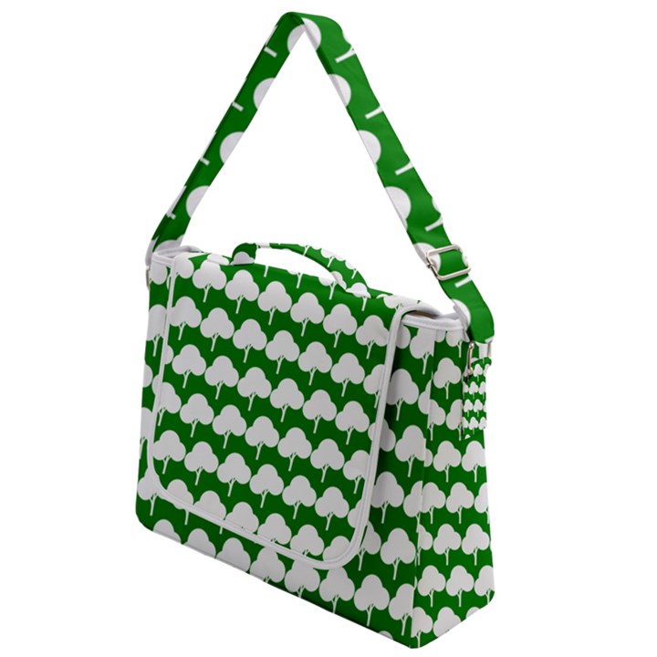 Tree Illustration Gifts Box Up Messenger Bag