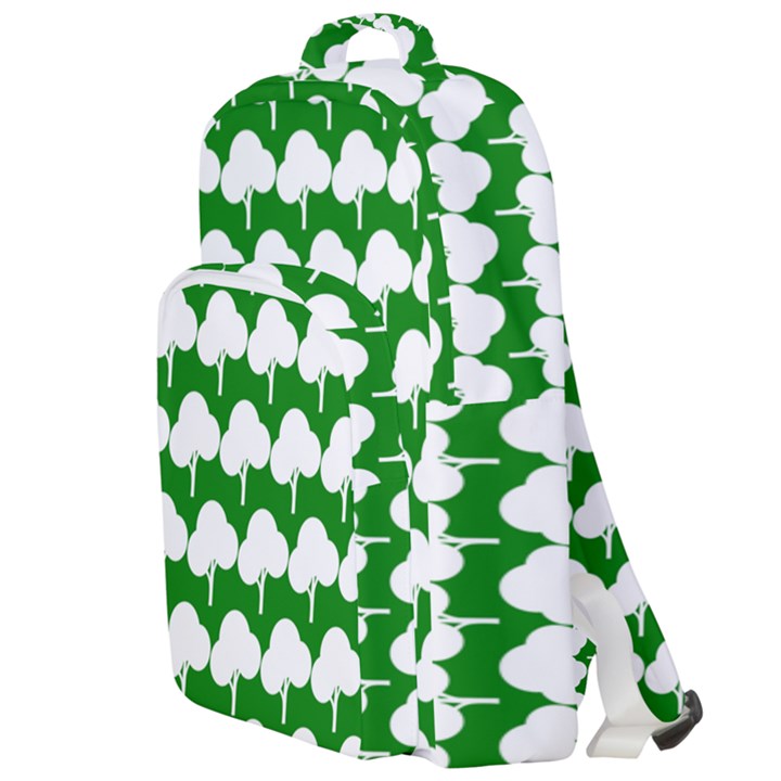 Tree Illustration Gifts Double Compartment Backpack