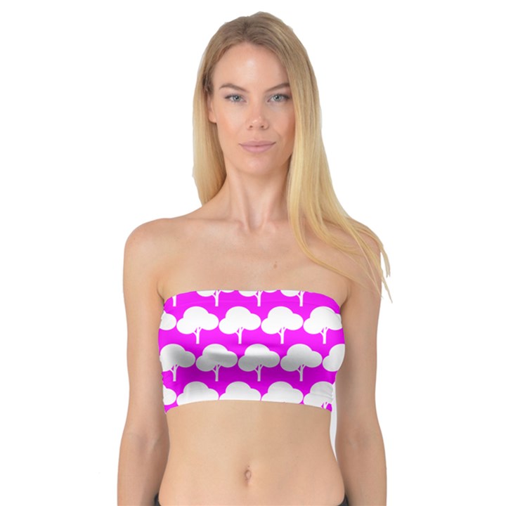 Tree Illustration Gifts Bandeau Top